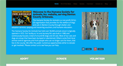 Desktop Screenshot of humanesocietyanimals.org